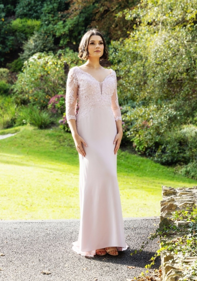 Morgane lace maxi bridesmaid dress 2025